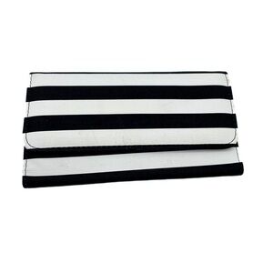 KUT FROM THE KLOTH black and white striped trifold  wallet